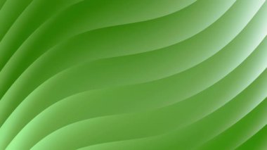 Canlı, yeşil, soyut, dalgalı arka plan animasyonu, dalgalı kıvrımlar ve dinamik hareketler, modern tasarımlar için mükemmel.