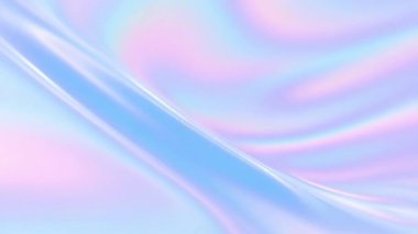 Yumuşak pastel renkleri ve dalgalı kıvrımları olan zarif holografik arka plan, modern tasarımlar ve lüks markalaşma için mükemmel.