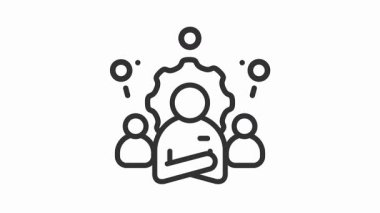 Yaratıcı fikirlerle işbirliği yapan ve beyin fırtınası yapan bir grup profesyonel.