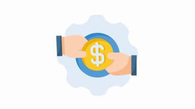 Para değiş tokuşu mali işlemleri ve ticareti temsil ediyor.