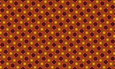 Canlı sarı, turuncu ve kırmızı renklere sahip dinamik geometrik desen, tasarımlara modern bir dokunuş eklemek için mükemmel.