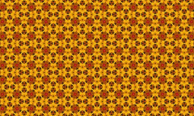 Projenize sarı, turuncu ve kırmızı çiçeklerin siyah arka planda olduğu canlı çiçek desenli bir renk katın. Modern ve modaya uygun tasarımlar için mükemmel..