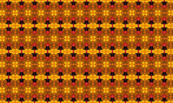 Projenize parlak turuncu, sarı ve kırmızı çiçekleri parlak siyah bir arka planda barındıran, cesur ve göz alıcı bir desen gerektiren tasarımlar için mükemmel bir renk katın.