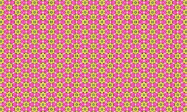 Modern tasarım projeleri için canlı yeşil ve sarı geometrik desen, zarafet ve sofistike bir dokunuş ekleyerek