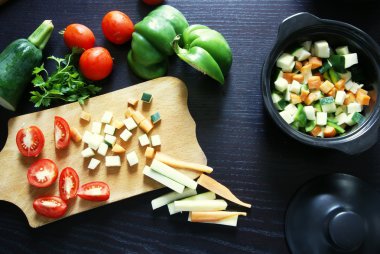 Pişirme sebze güveç