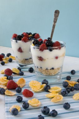 Hafif yaz tatlı Kahvaltı veya bir aperatif için