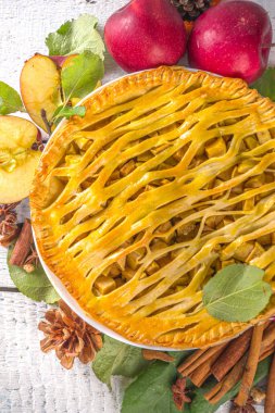 Geleneksel sonbahar pişirmesi. Amerikan ve Avrupa geleneksel sonbahar kış kekleri - balkabağı, ceviz ve elmalı 