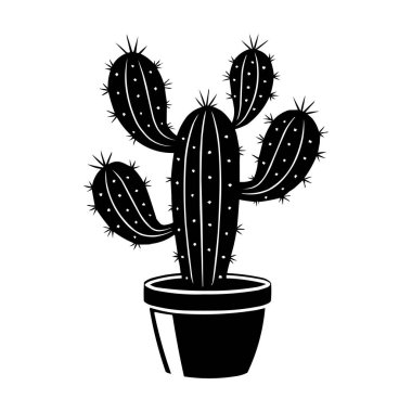 Kaktüs Siluet Vektör ResimleriName