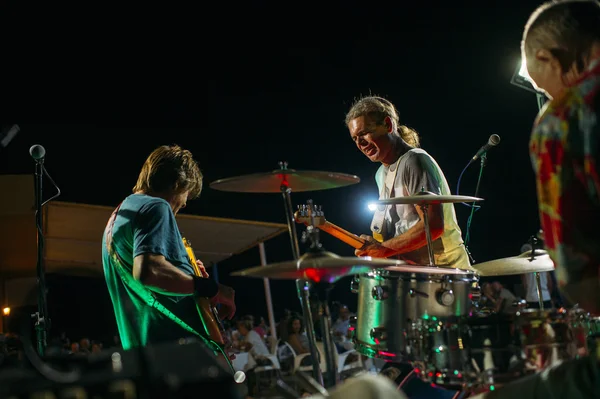 Outdoor concert at night — Stock Photo, Image