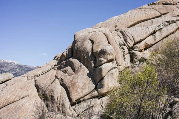 Удивительный Каменный Ландшафт Природном Парке Педриса Мадриде Испания — стоковое фото