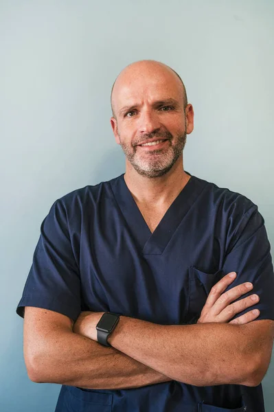 Retrato Estudio Del Médico Trabajador Sanitario — Foto de Stock