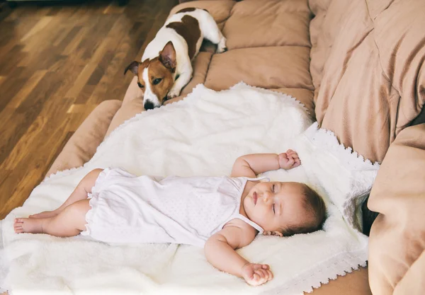 Baby and parents — Stock Photo, Image