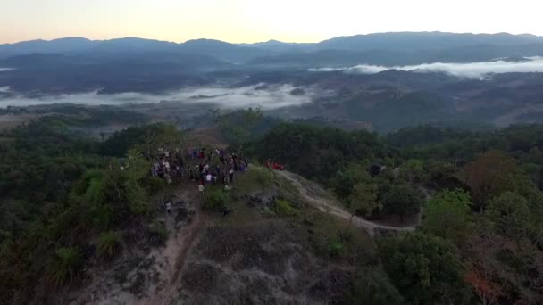Blad Mountain Filmagem. Doi hua mod.Umphang Tak.Thailand . — Vídeo de Stock