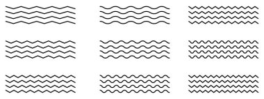 Dalgalı Zigzag Çizgisi Soyut Vektör Arkaplanı. Tekstil veya Duvar Kağıdı Tasarımı için Zigzag Hattı Deseni. Geometrik Zigzag Çizgileri Vektör İllüstrasyonu. Soyut Zigzag Çizgisi Deseni Arkaplanı