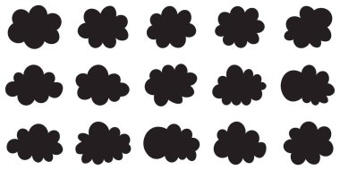 Komik Konuşma Baloncuk Seti. Sohbet Baloncuk Koleksiyonu. Diyalog Balon Paketi. El Yazması Konuşma Baloncukları