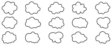 Komik Konuşma Baloncuk Seti. Sohbet Baloncuk Koleksiyonu. Diyalog Balon Paketi. El Yazması Konuşma Baloncukları