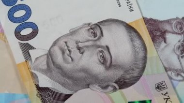 Kağıt para banknotunda Ukraynalı yazar ve besteci Hryhorii Skovoroda 'nın portresi