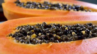 Turuncu kokulu papaya ya da tohumlu papaw posası