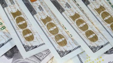 100 Amerikan parası ya da 100 dolarlık banknot.