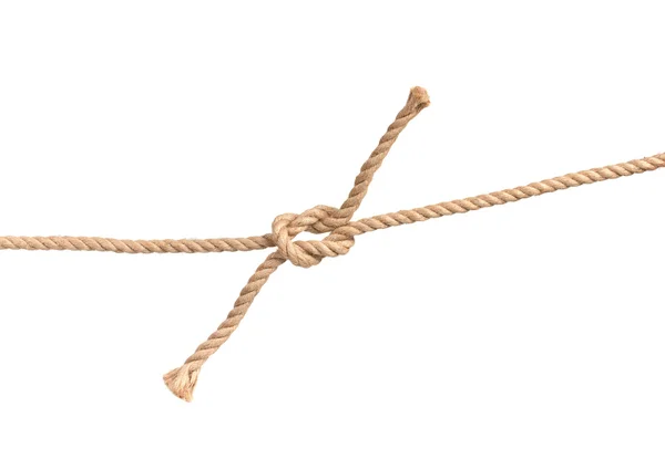 Cuerda con bowknot, aislada en blanco . —  Fotos de Stock