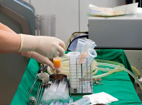 Injerto de grasa conjunto de operación para hacer injerto de grasa — Foto de Stock