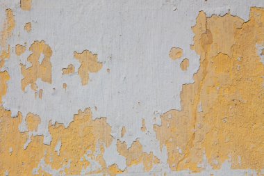 eski duvar doku grunge arka plan, sarı ve beyaz vintage bac