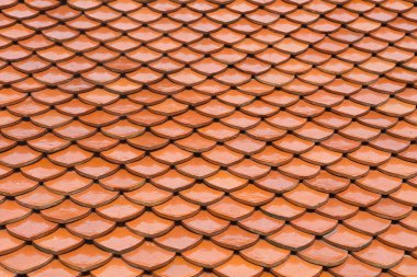 Kırmızı kil çatı arka plan