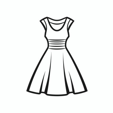 Kısa kollu ve parlak etekli basit ama şık bir elbise tasarımı, sıcak hava gezileri ya da günlük toplantılar için mükemmel. Yaz kıyafetleri için çok uygun..