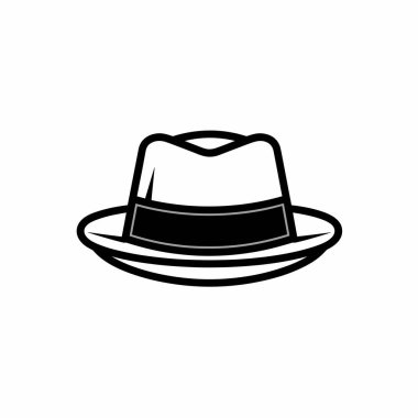 Şık, geniş kenarlı bir şapka düz bir yüzeye dayanır, kendine özgü şeklini ve zarif siyah şeridini sergiler. Güneş koruması için ideal ya da kıyafete yetenek katmak için..
