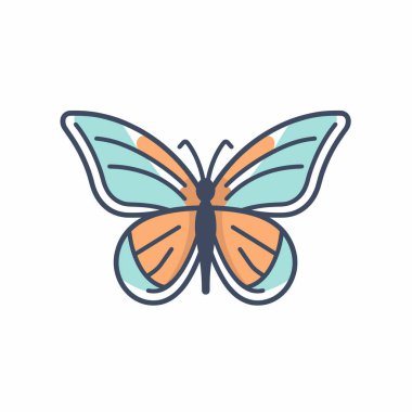 Mavi ve turuncu kanatlı canlı bir kelebek bir çiçeğin üzerinde durmaktadır. Karmaşık desenleri doğal ışık altında vurgulanıyor, doğanın güzelliğini gözler önüne seriyor..