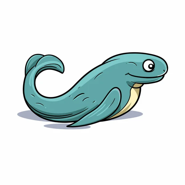 Pürüzsüz, deniz mavisi bir vücudu olan tuhaf bir su canlısı berrak sularda süzülüyor. Büyük gözleri ve şakacı ifadesi, neşeli bir su altı atmosferi yaratan dost canlısı bir doğaya işaret ediyor..