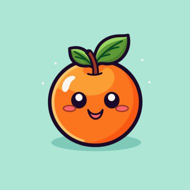 Neşeli bir çizgi film karakteri büyük bir gülümseme ve sevimli gözler sergiliyor. Üzerinde, hafif bir turkuaz zemin üzerine kurulmuş yeşil bir yaprak bulunur. Karakter neşe ve dostluk yayar..