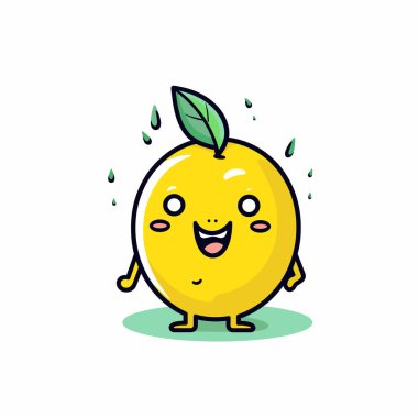 Neşeli bir limon karakteri üzerinde bir yaprak ile neşeyle durur. Parlak sarı rengi ve dost canlısı ifadesi ortama neşe ve tazelik katıyor..
