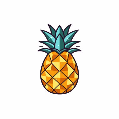 Bu canlı ananas parlak sarı ve yeşil renklerde geometrik bir tasarım sergiliyor. Yaz temalı dekor ya da meyve esintili sanat eserleri için mükemmel, neşeli bir titreşim yakalar..