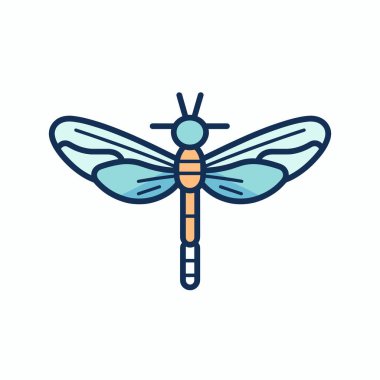 Bu sanat eserinde bir yusufçuk var. Karmaşık kanat şekilleri ve parlak bir vücudu var. Zarafetini sergiliyor. Tarzı minimalist, kalın çizgileri ve yumuşak renkleri var, doğa aşıkları için mükemmel..