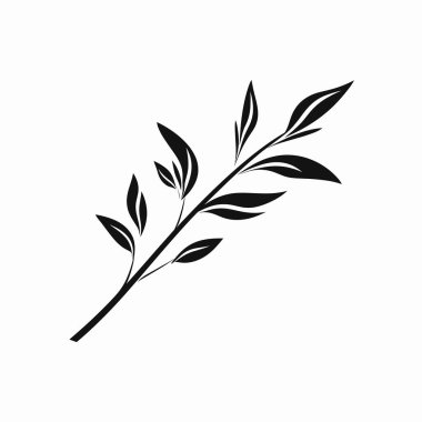Ayrıntılı siyah-beyaz bir dizayn yapraklı bir dal sergiliyor. Eserde yaprakların doğal kıvrımları ve şekilleri vurgulanıyor, doğanın güzelliğini yansıtıyor..