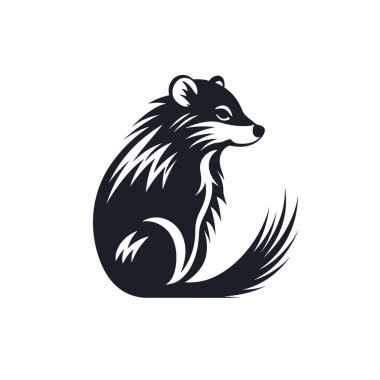 Detaylı bir betimleme, kürkünde karmaşık tasarımlar bulunan bir tilkiyi oturma pozisyonunda yakalar. Hayvanın profili çarpıcı, etkileyici ve basit bir arka plana karşı duruş sergiliyor..