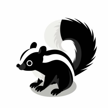 Oyuncu bir kokarca, belirgin siyah ve beyaz kürkünü gösteren bir çizgi film tarzıyla resmedilir. Kuyruğu çalı gibi, karaktere cazibe katıyor. Kokarcayı vurgulamak için arka plan çok basit..