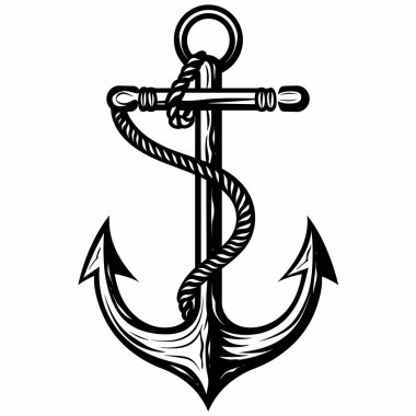 Bu çarpıcı çapa karmaşık bir ip tasarımı ve keskin detaylar içerir..