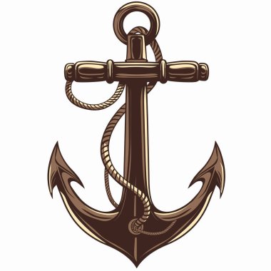 Bu sanat eseri klasik bir çapa tasarımı içeriyor. Karmaşık bir şekilde detaylandırılmış ve etrafına bir ip sarılmış. Klasik stil, deniz aşıkları için mükemmel bir denizcilik cazibesi veriyor..