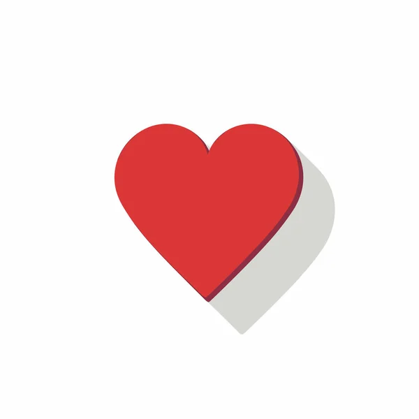 Cesur bir kırmızı kalp şekli temiz beyaz bir arka plana dayanır, aşkı, sıcaklığı ve duyguyu sembolize eder. Minimalist tasarım, kalbin evrensel cazibesini ve sevgi mesajını vurgular..