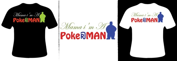 Pokerman T-Shirt tasarım
