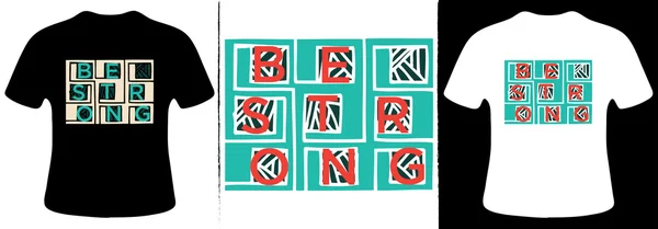 Güçlü T-Shirt tasarım