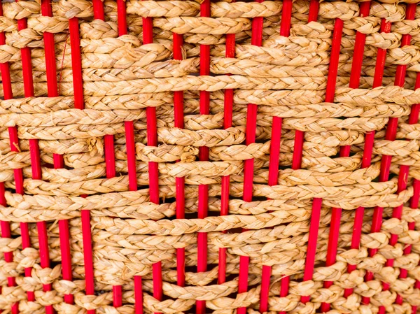 Hyazinthe und Seidenweberei mit rotem Holz, Hintergrund — Stockfoto