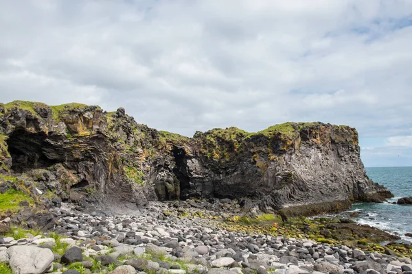 Die Küste Von Hellnar Auf Der Halbinsel Snaefellsnes Island — Stockfoto