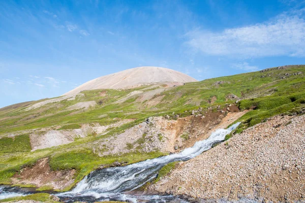 Cascade Tartomány Folyó Breidavik Kelet Izlandon — Stock Fotó