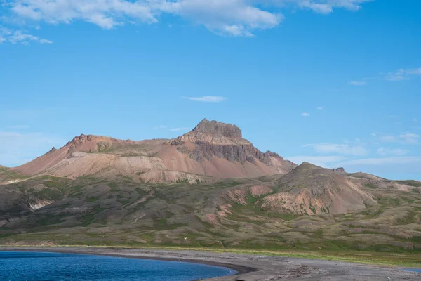 Geitfell Montanha Borgarfjordur Eystri Leste Islândia — Fotografia de Stock