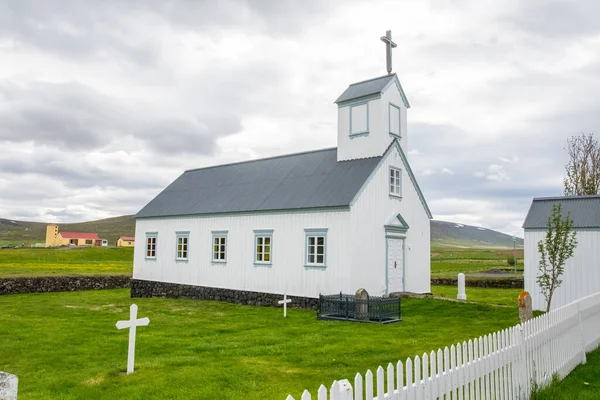 Eglise Grenjadarstadakirkja Dans Campagne Nord Islande — Photo