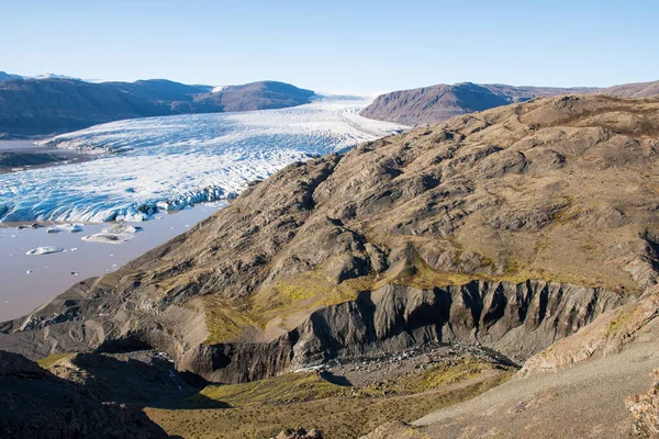 Glaciar Laguna Hoffellsjokull Parte Del Parque Nacional Vatnajokull Sur Islandia —  Fotos de Stock