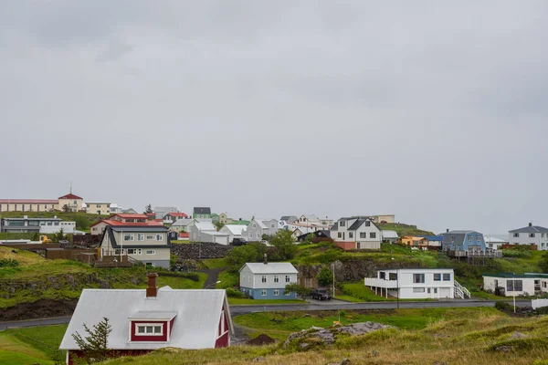 冰岛西部Snaefellsnes半岛Stykkisholmur镇的建筑物 — 图库照片